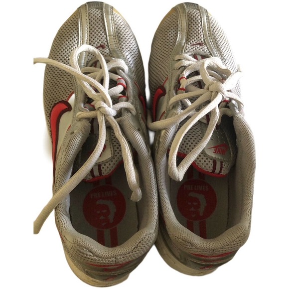 Nike air max 30/40 Women’s Size 7 Running Shoes Gray Red White EUC 313810-062 - Picture 7 of 9